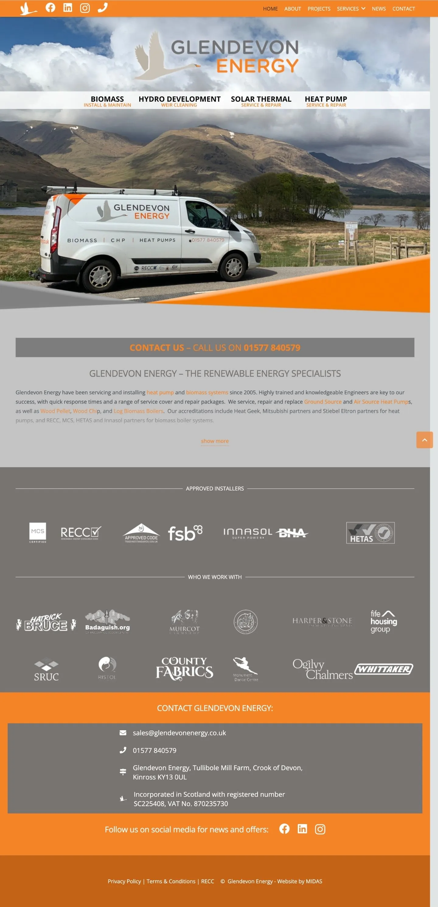 Outdated website design